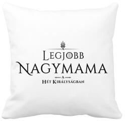 printfashion got-legjobb-nagymama-black - Párnahuzat, Díszpárnahuzat - Fehér (1032455)