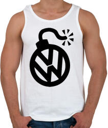 printfashion VW bomba - Férfi atléta - Fehér (2062855)