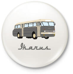 printfashion ikarus 66 - Kitűző, hűtőmágnes - Fehér (3089648)