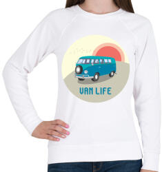 printfashion Van life 2 - Női pulóver - Fehér (5250297)