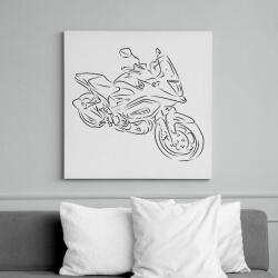 printfashion honda vfr4 - Vászonkép - Fehér (6633217)