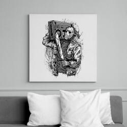 printfashion Gyilkos ütem - Vászonkép - Fehér (6620393)