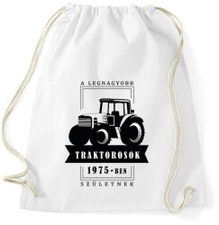 printfashion A legnagyobb traktorosok - Évszámmal - Sportzsák, Tornazsák - Fehér (6596918)