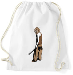 printfashion Gorilla baseball ütővel - Sportzsák, Tornazsák - Fehér (4215763)