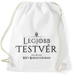 printfashion got-legjobb-testver-black - Sportzsák, Tornazsák - Fehér (1033145)