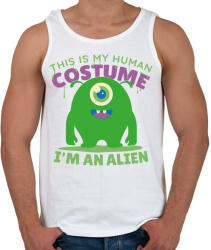 printfashion Alien - idegen - Férfi atléta - Fehér (5645696)