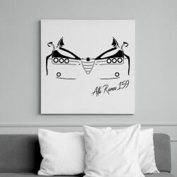 printfashion Alfa Romeo 159 03 - Vászonkép - Fehér (11337844)