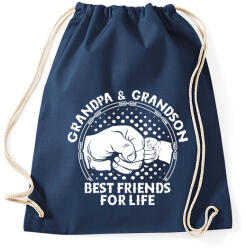 printfashion Nagyapa - Sportzsák, Tornazsák - Sötétkék (332874)