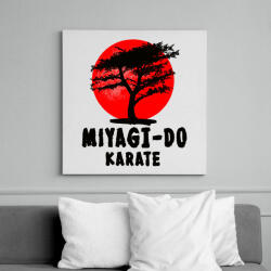 printfashion miyagi-do karate - Vászonkép - Fehér (6639912)