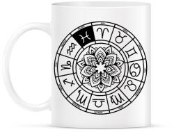 printfashion horoszkóp halak fekete - Bögre - Fehér (12669952)