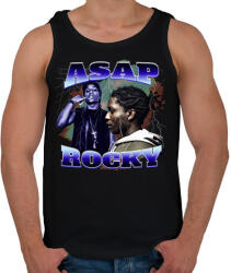 printfashion Asap Rocky - Férfi atléta - Fekete (14130766)