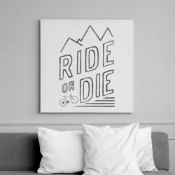 printfashion Ride or Die - Vászonkép - Fehér (6622057)