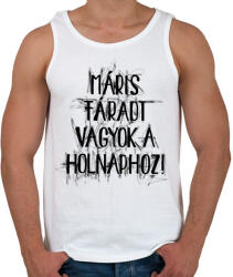 printfashion Máris fáradt vagyok a holnaphoz - Férfi atléta - Fehér (16662849)