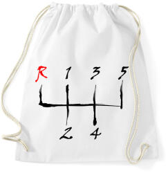 printfashion sebessegvaltó-3-2-szín - Sportzsák, Tornazsák - Fehér (880910)