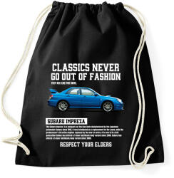 printfashion Subaru Impreza - Sportzsák, Tornazsák - Fekete (14789504)