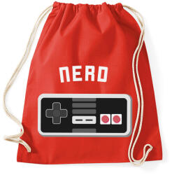 printfashion Retro gamer - Sportzsák, Tornazsák - Piros (310741)