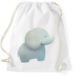 printfashion Cuki elefánt - Sportzsák, Tornazsák - Fehér (4173928)