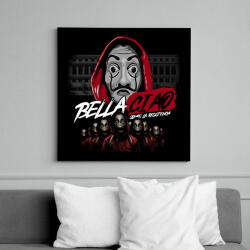 printfashion Bella Ciao - Vászonkép - Fekete (6659548)