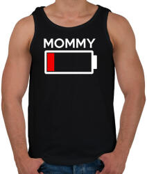 printfashion MOMMY - Férfi atléta - Fekete (285144)