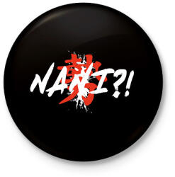 printfashion Nani? ! - Kitűző, hűtőmágnes - Fekete (16337981)