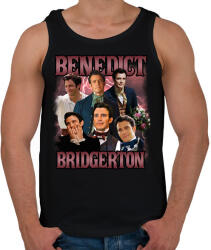 printfashion Bridgerton Benedict - Férfi atléta - Fekete (16530304)