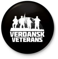 printfashion Verdansk Veterans - Kitűző, hűtőmágnes - Fekete (3104429)
