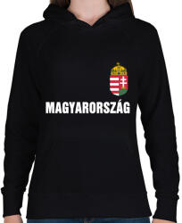 printfashion Magyarország 2021 - Női kapucnis pulóver - Fekete (4997577)