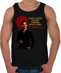 printfashion lucifer-quote4 - Férfi atléta - Fekete (2562490)