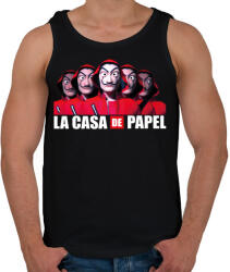 printfashion la casa de papel - A nagy pénzrablás 10 - Férfi atléta - Fekete (5586725)