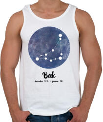 printfashion Bak - Férfi atléta - Fehér (7472951)