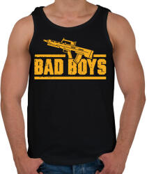printfashion Bad boys gun - Férfi atléta - Fekete (2024610)