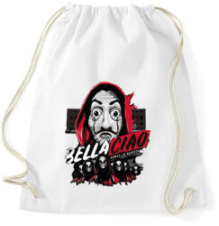 printfashion La casa de papel art - Sportzsák, Tornazsák - Fehér (5508968)