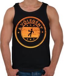 printfashion A vőlegény - Férfi atléta - Fekete (5078265)