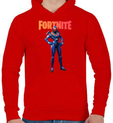printfashion Eon Fortnite - Férfi kapucnis pulóver - Piros (2428087)