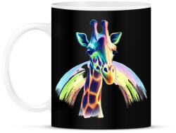 printfashion Zsiráf - Bögre - Fekete (13378302)