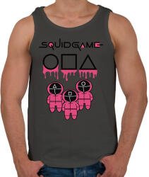 printfashion Squid Game pink-black - Férfi atléta - Sötétszürke (5677324)
