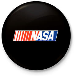 printfashion NASA project - Kitűző, hűtőmágnes - Fekete (5142308)