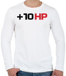 printfashion +10 hp - Férfi hosszú ujjú póló - Fehér (2239592)