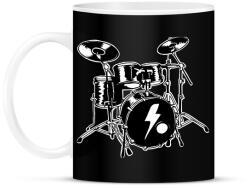 printfashion Dobszett - Bögre - Fekete (9128402)