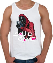 printfashion Squid game soldier 2 - Nyerd meg az életed - Férfi atléta - Fehér (5591816)