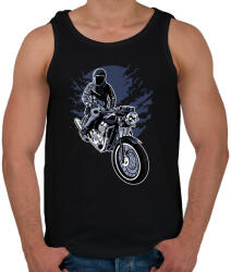 printfashion éjszakai motoros - Férfi atléta - Fekete (809001)