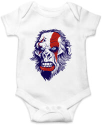 printfashion Mérges gorilla - Baba Body - Fehér (1326964)