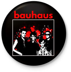 printfashion bauhaus-stencil - Kitűző, hűtőmágnes - Fekete (4060092)