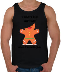 printfashion Nem érzem az arcom. . - Férfi atléta - Fekete (438061)