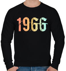 printfashion 1966 - Férfi pulóver - Fekete (11819552)