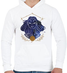printfashion Szűz - Férfi kapucnis pulóver - Fehér (6274238)