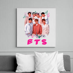 printfashion BTS 2 - Vászonkép - Fehér (7697851)