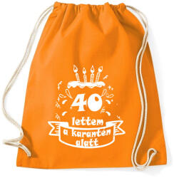 printfashion 40 lettem - Sportzsák, Tornazsák - Narancssárga (2500369)