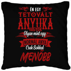 printfashion Tetovált anyuka - Párnahuzat, Díszpárnahuzat - Fekete (13148324)