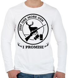 printfashion Csak még egy fegyver - Férfi hosszú ujjú póló - Fehér (7493675)